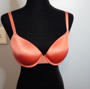 Auden Women's Daydream Light Lift Demi T-Shirt Push Up Bra Faded Rose Color